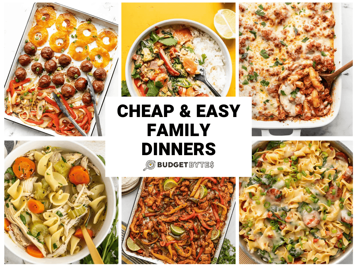 Cheap easy weeknight meals meal family delicious dinner recipes busy food need these good night frugal dinners school fast recipe